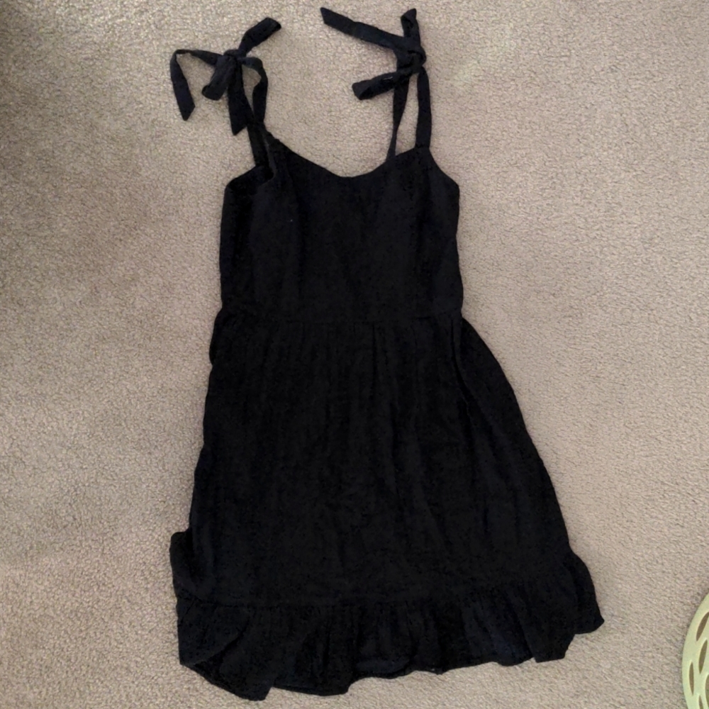 Summer dress small cotton black old navy